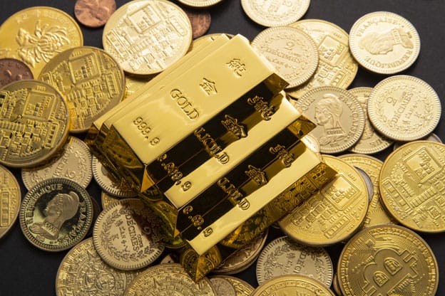 golds and coins